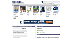 Desktop Screenshot of ecaths.com