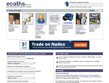 Tablet Screenshot of ecaths.com